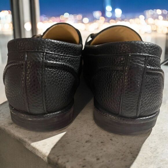 Anne Klein IFlex Women's Black Silver Link‎ Loafer Driving Shoe Size 8 M - Picture 5 of 8